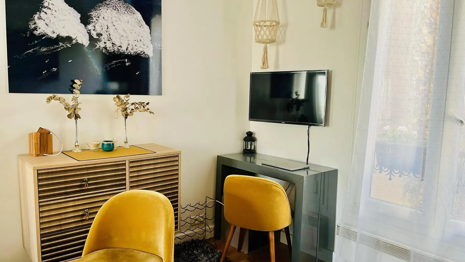 Daire Beautiful Studio Near Canal Saint-Denis Paris